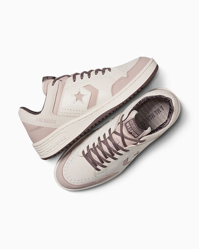 Khaki Grey / Purple Converse Converse x A Ma Manière Weapon Men Basketball Shoes UK | C-90782149