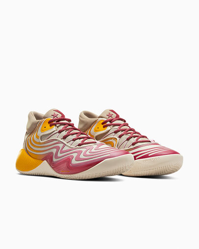 Light Beige / Yellow / Pink Converse All Star BB Shift CX Men Basketball Shoes UK | C-06584799