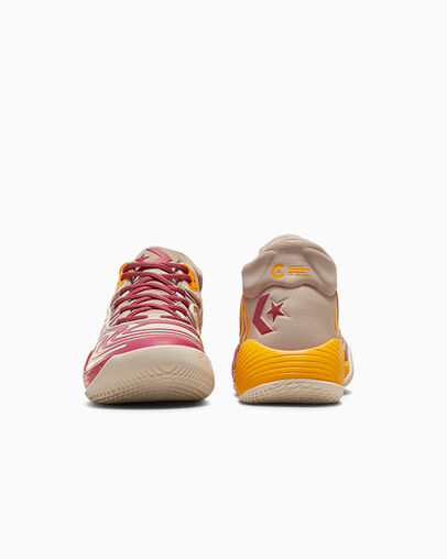 Light Beige / Yellow / Pink Converse All Star BB Shift CX Men Basketball Shoes UK | C-06584799