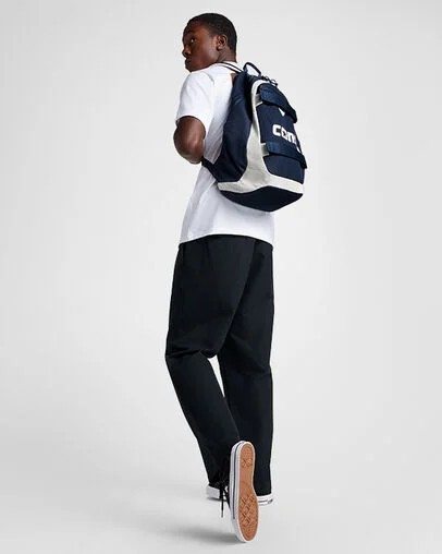 Navy Converse CONS Seasonal Men Backpacks UK | C-21694709