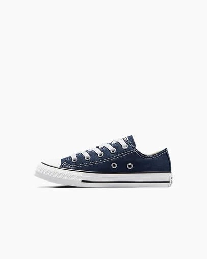 Navy Converse Chuck Taylor All Star Classic Kids' Sneakers UK | C-71532099