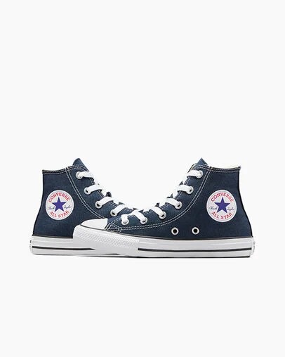 Navy Converse Chuck Taylor All Star Classic Kids' Sneakers UK | C-39126709