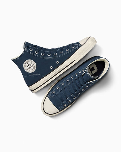 Navy / Black Converse Chuck Taylor All Star Pro Suede Women Skate Shoes UK | C-82973019