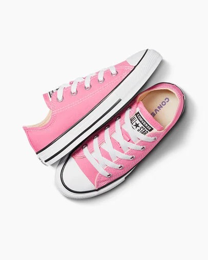 Pink Converse Chuck Taylor All Star Classic Kids' Sneakers UK | C-60953179