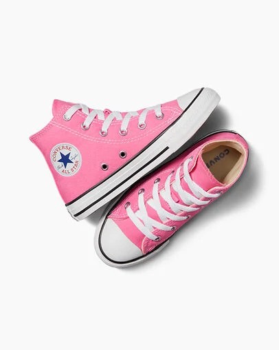 Pink Converse Chuck Taylor All Star Classic Kids' Sneakers UK | C-48705969