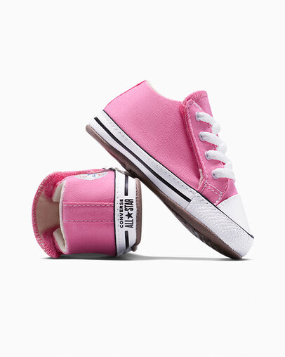 Pink / Beige White Converse Chuck Taylor All Star Cribster Kids' Canvas Shoes UK | C-07829549