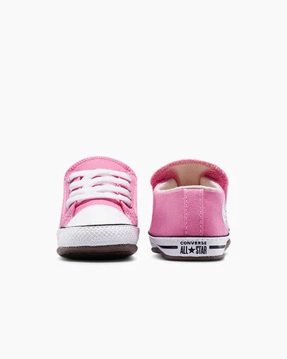 Pink / Beige White Converse Chuck Taylor All Star Cribster Kids' Canvas Shoes UK | C-07829549