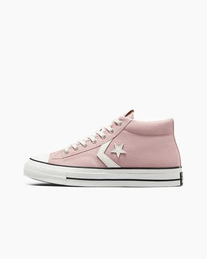 Pink / White Converse Star Player 76 Women Boots UK | C-29708139