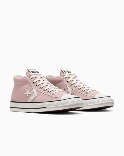 Pink / White Converse Star Player 76 Women Boots UK | C-29708139