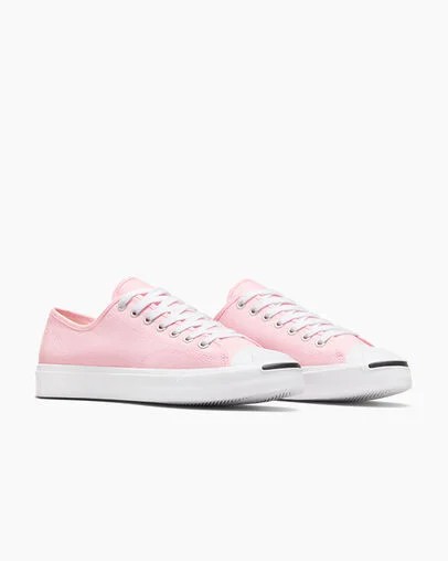 Pink / White / Black Converse Jack Purcell Women Tennis Shoes UK | C-84175329