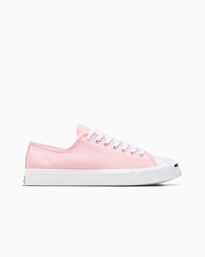 Pink / White / Black Converse Jack Purcell Women Tennis Shoes UK | C-84175329