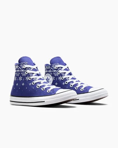 Purple / White / Black Converse Chuck Taylor All Star Men Sneakers UK | C-04385619