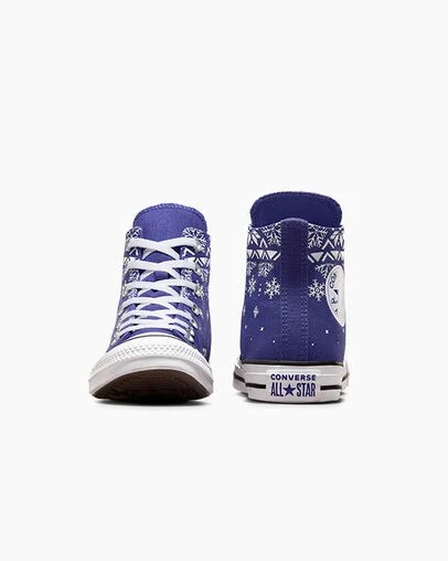 Purple / White / Black Converse Chuck Taylor All Star Men Sneakers UK | C-04385619