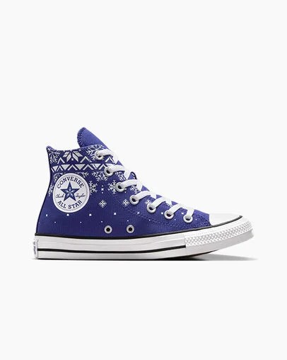 Purple / White / Black Converse Chuck Taylor All Star Men Sneakers UK | C-04385619