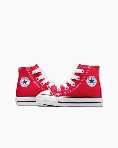 Red Converse Chuck Taylor All Star Classic Kids' Sneakers UK | C-67182309