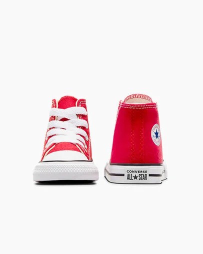 Red Converse Chuck Taylor All Star Classic Kids' Sneakers UK | C-67182309