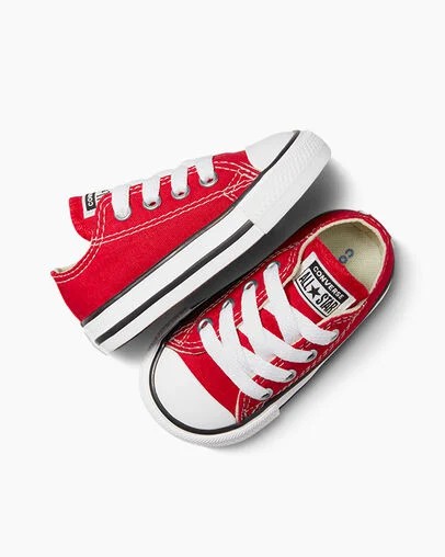 Red Converse Chuck Taylor All Star Classic Kids' Sneakers UK | C-80376519