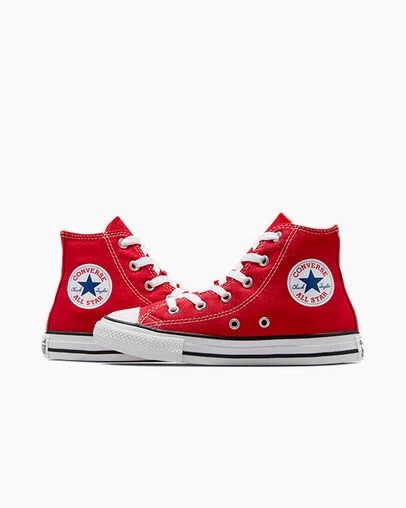 Red Converse Chuck Taylor All Star Classic Kids' Sneakers UK | C-90471569