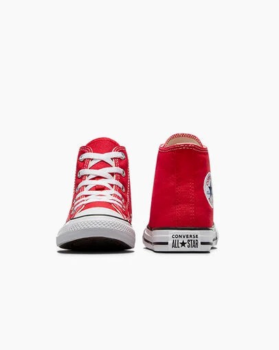 Red Converse Chuck Taylor All Star Classic Kids' Sneakers UK | C-90471569