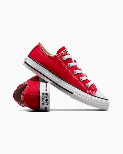 Red Converse Chuck Taylor All Star Classic Kids' Sneakers UK | C-31496829