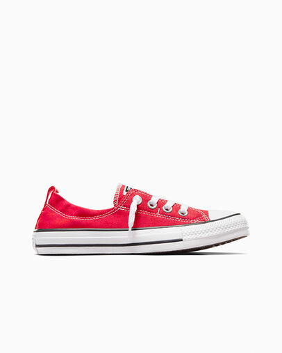 Red Converse Chuck Taylor All Star Shoreline Women Slip On Shoes UK | C-54869029