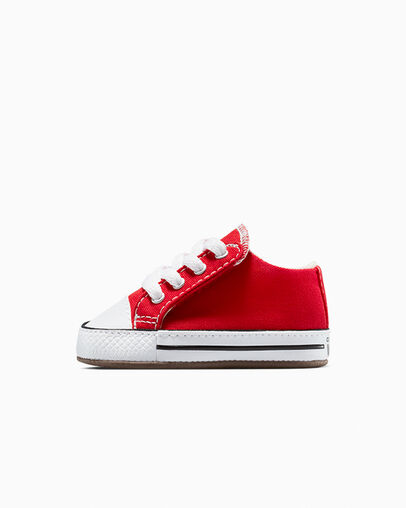 Red / Beige White Converse Chuck Taylor All Star Cribster Kids' Canvas Shoes UK | C-91207389