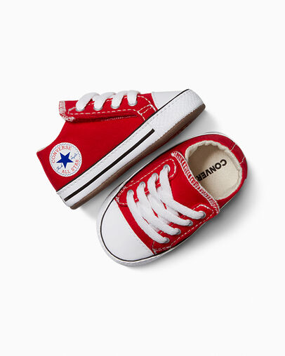 Red / Beige White Converse Chuck Taylor All Star Cribster Kids' Canvas Shoes UK | C-91207389