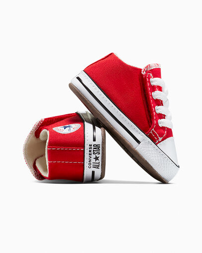 Red / Beige White Converse Chuck Taylor All Star Cribster Kids' Canvas Shoes UK | C-91207389