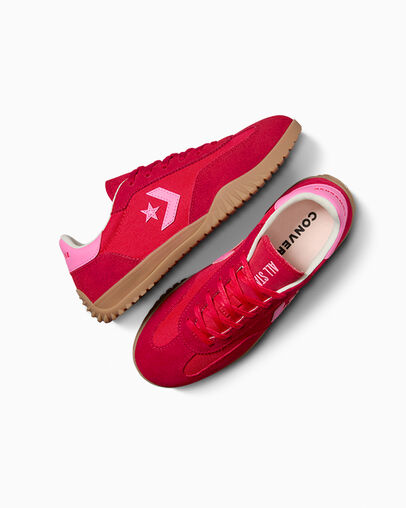 Red / Pink Converse Run Star Women Trainers UK | C-41326989