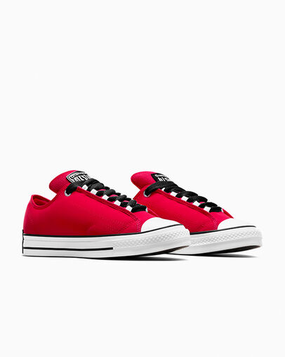 Red / White / Black Converse Chuck Taylor Puff Men Tennis Shoes UK | C-98026519