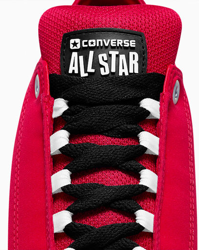 Red / White / Black Converse Chuck Taylor Puff Men Tennis Shoes UK | C-98026519