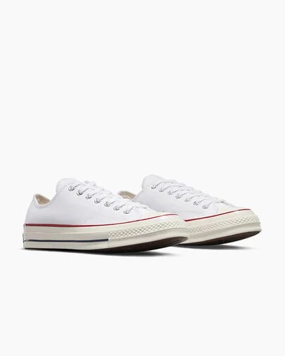 White Converse Chuck 70 Canvas Men Sneakers UK | C-92465079