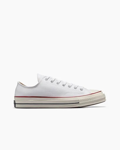 White Converse Chuck 70 Canvas Men Sneakers UK | C-92465079