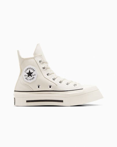 White Converse Chuck 70 De Luxe Squared Men Sneakers UK | C-27153499