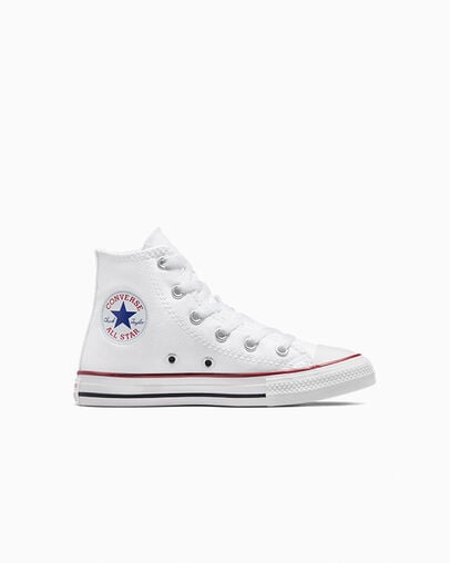 White Converse Chuck Taylor All Star Classic Kids\' Sneakers UK | C-10849379