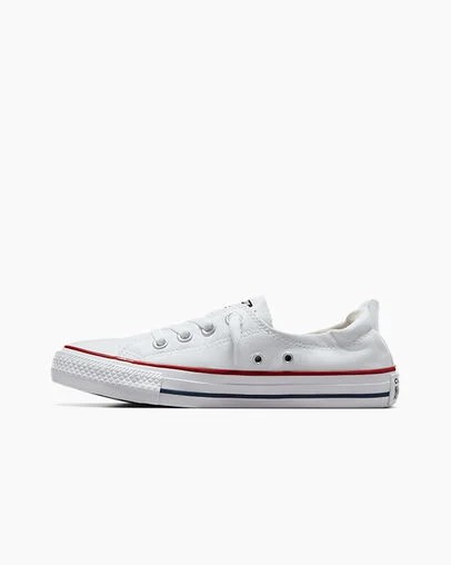 White Converse Chuck Taylor All Star Shoreline Women Slip On Shoes UK | C-43125769