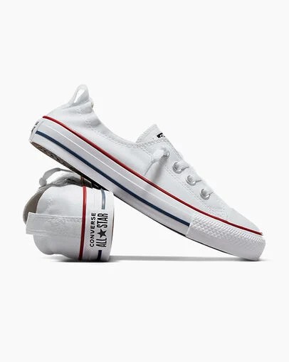 White Converse Chuck Taylor All Star Shoreline Women Slip On Shoes UK | C-43125769