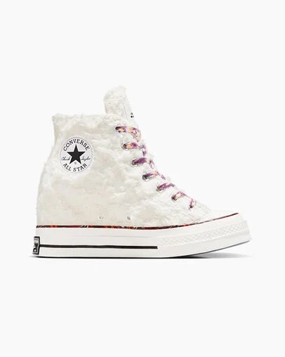 White Converse Converse x Isabel Marant Chuck 70 Wedge Men Platform Shoes UK | C-59613709