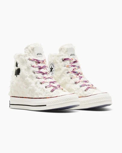 White Converse Converse x Isabel Marant Chuck 70 Wedge Men Platform Shoes UK | C-59613709