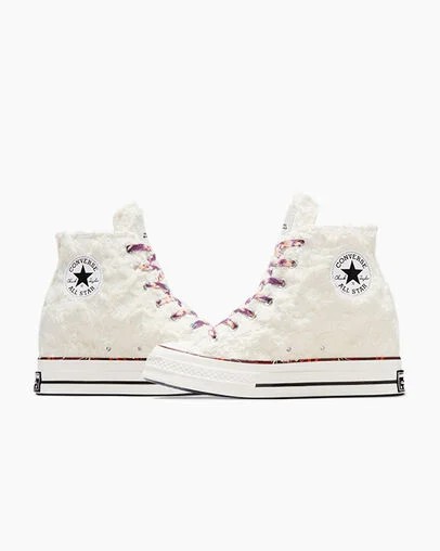 White Converse Converse x Isabel Marant Chuck 70 Wedge Men Platform Shoes UK | C-59613709