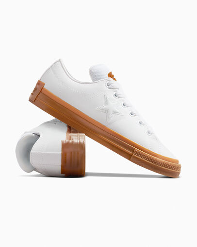 White Converse One Star Puff Men Tennis Shoes UK | C-30897419