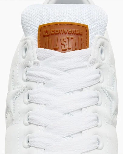 White Converse One Star Puff Men Tennis Shoes UK | C-30897419