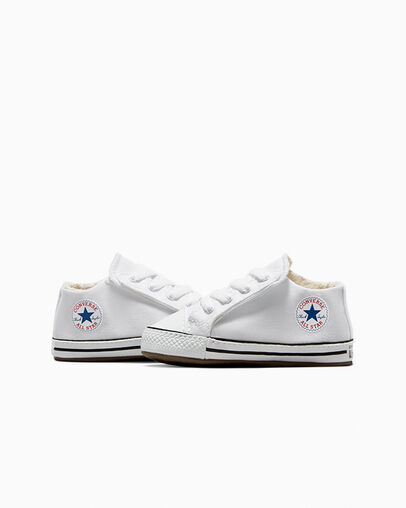 White / Beige White Converse Chuck Taylor All Star Cribster Kids' Canvas Shoes UK | C-20345769