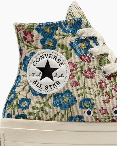 White / Beige White / Black Converse Chuck Taylor All Star Lift Women Platform Shoes UK | C-82390459