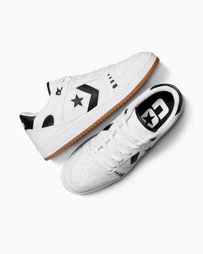 White / Black Converse CONS AS-1 Pro Men Skate Shoes UK | C-10597829