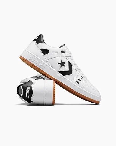 White / Black Converse CONS AS-1 Pro Men Skate Shoes UK | C-10597829