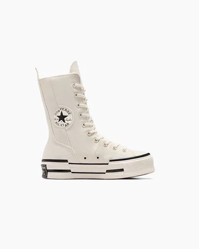 White / Black Converse Chuck 70 Plus XHi Men Sneakers UK | C-17356289