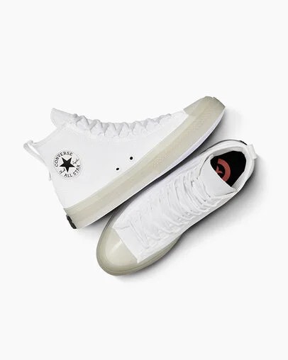 White / Black Converse Chuck Taylor All Star CX EXP2 Men Sneakers UK | C-63859079