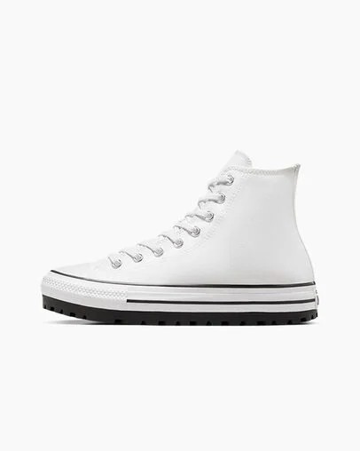 White / Black Converse Chuck Taylor All Star City Trek Men Sneakers UK | C-09254769