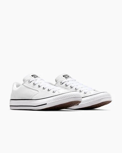 White / Black Converse Chuck Taylor All Star Malden Street Men Tennis Shoes UK | C-21653879